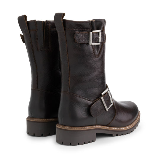 Silkeborg - Wool-lined boots - Lady - Dark Brown BD