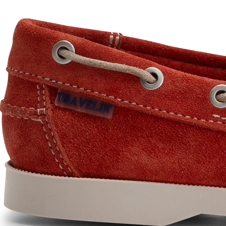 Penzance - Boat shoes - Lady - Red DFH