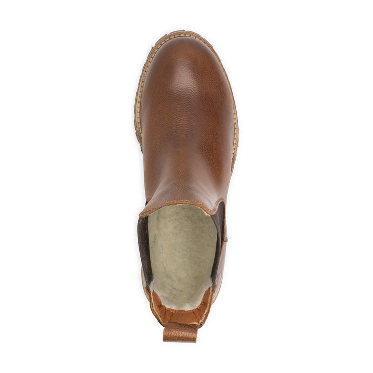 Leikanger - Leather chelsea boots - Men - Cognac UPS