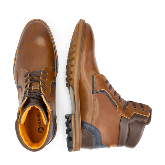 Claypole - Leather chelsea boots - Men - Cognac UPD