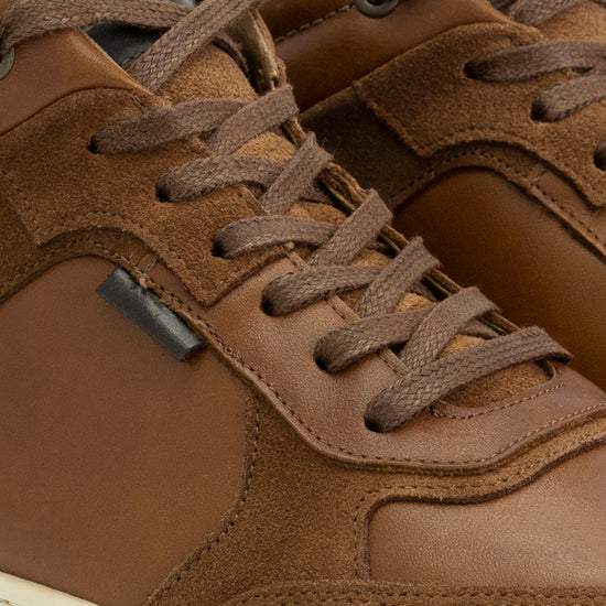 Moulton - Leather sneakers - Men - Cognac DFW