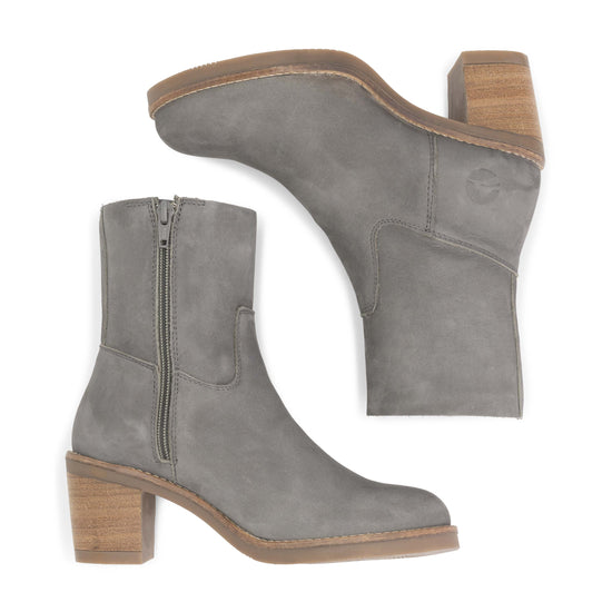 Morlaix - Nubuck Ankle boots - Women - Grey UPD