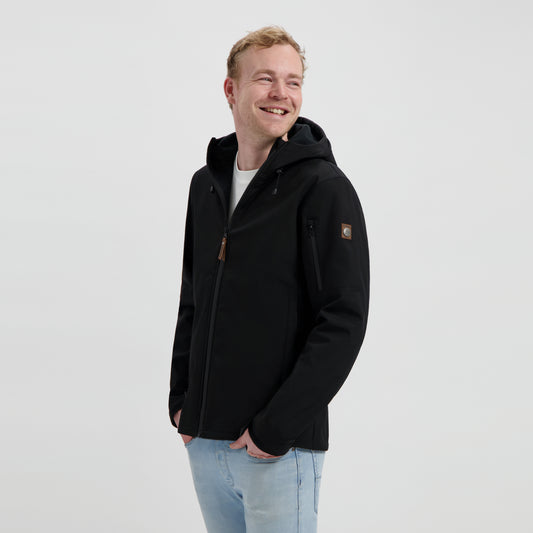 Sverre - Softshell jacket - Men - Black MV