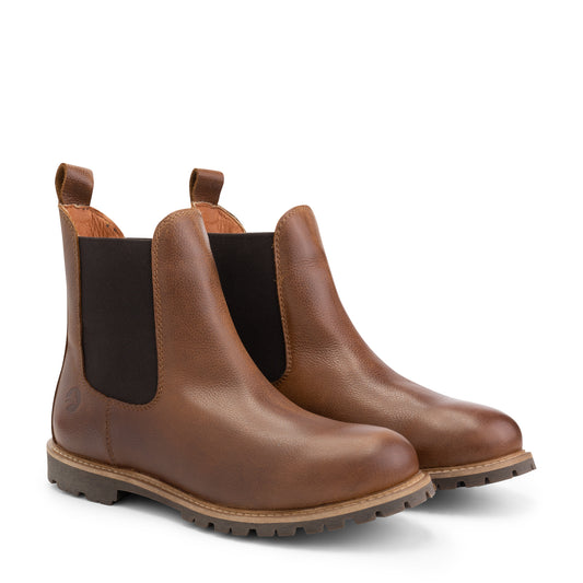 Leikanger - Leather chelsea boots - Men - Cognac FRD