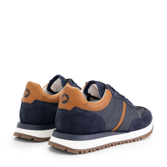 Carnac - Leather sneakers - Lady - Navy BD