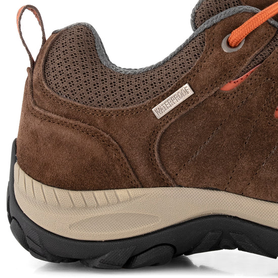 Nyborg - Low hiking shoes - Lady - Brown DFH