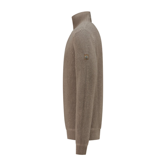 Brecon - Sweater cashmere/cotton blend - Men - Sand L