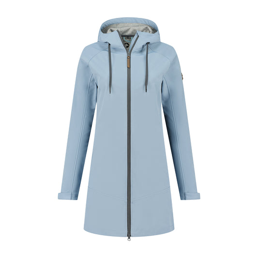 Sunniva - Semi long waterproof jacket - Lady - Blue F