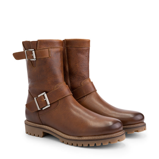 Silkeborg - Wool-lined boots - Men - Cognac FRD