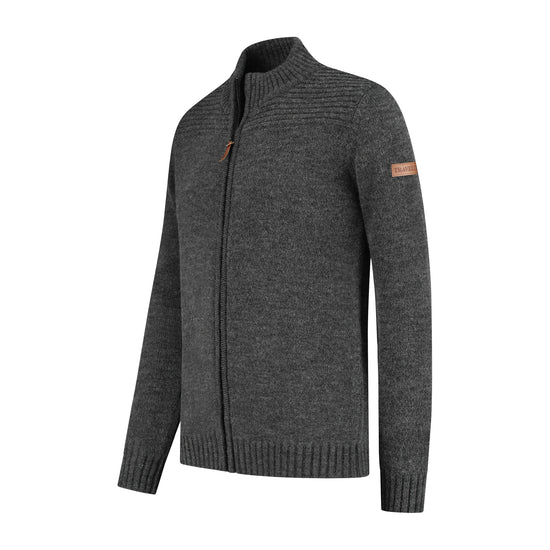 Raahe - Cardigan - Men - Dark Antracite FL