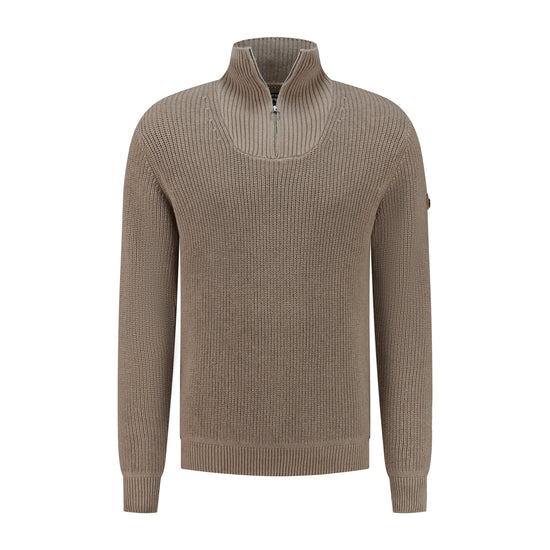 Brecon - Sweater cashmere/cotton blend - Men - Sand F