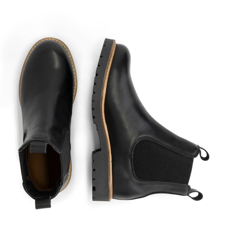 Randers - Leather chelsea boots - Lady - Black UPD