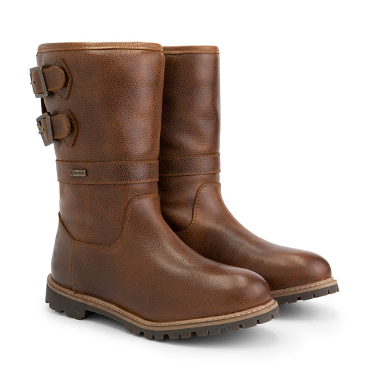 Yukon - Mid-calf wool-lined outdoor boots - Lady - Cognac FRD