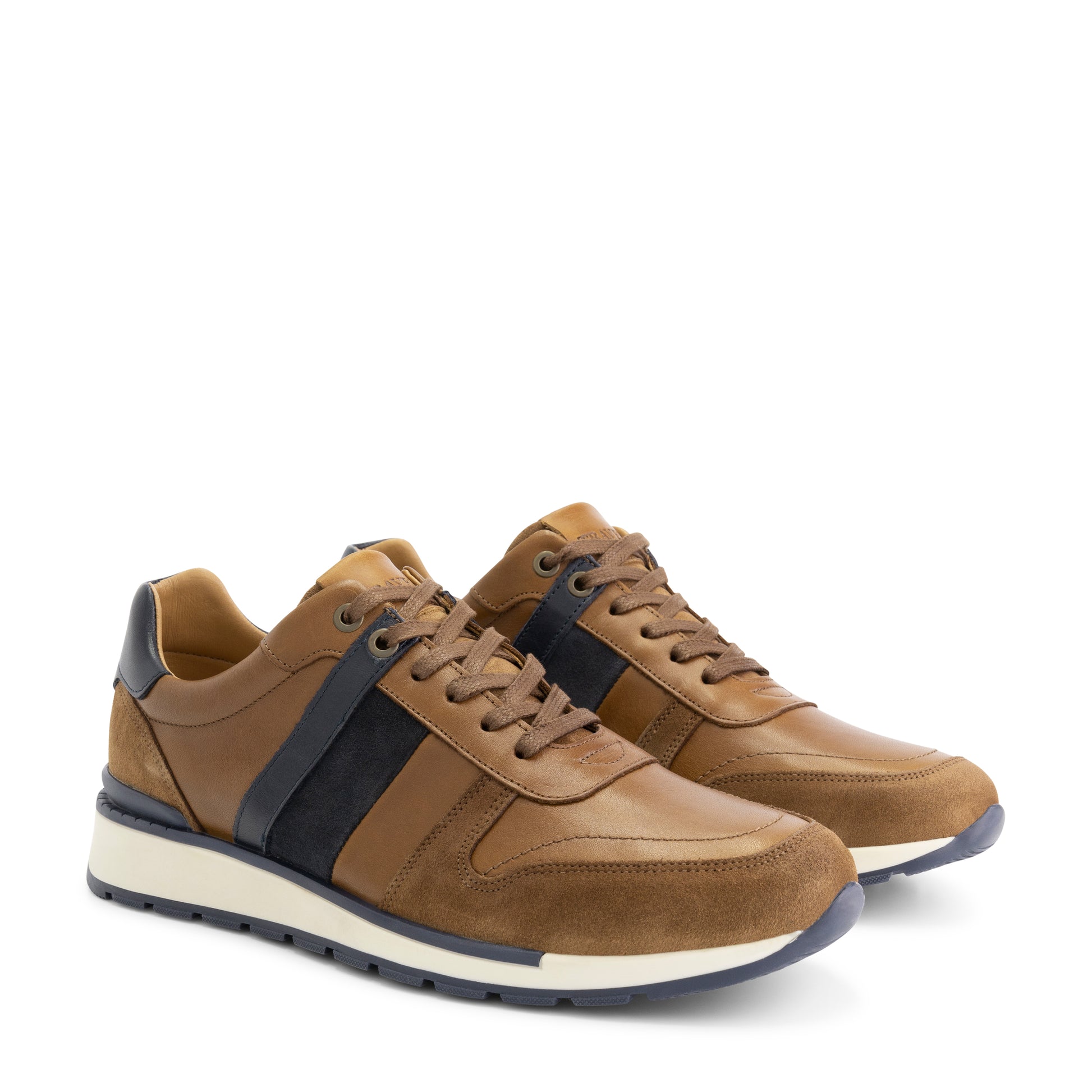 Brixworth - Leather sneakers - Men - Cognac FRD