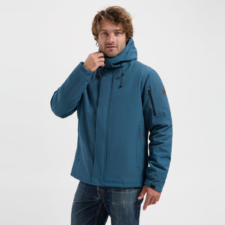 Esben - Waterproof softshell jacket - Men - Dark blue MV