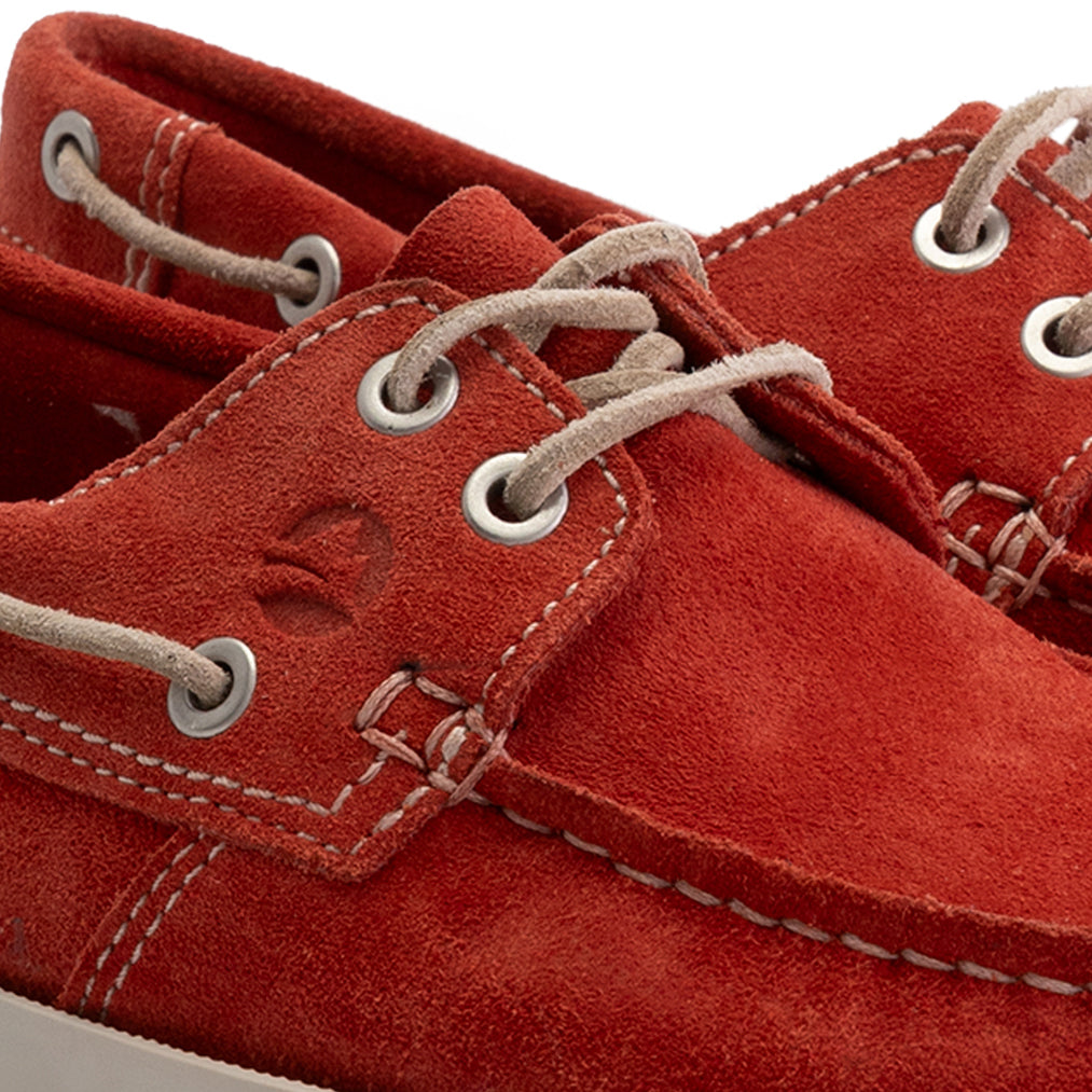 Penzance - Boat shoes - Lady - Red DFW