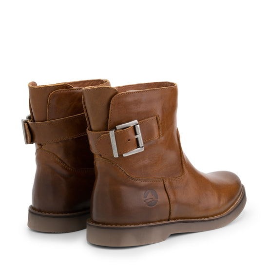 Louargat - Leather boot - Lady - Cognac BD