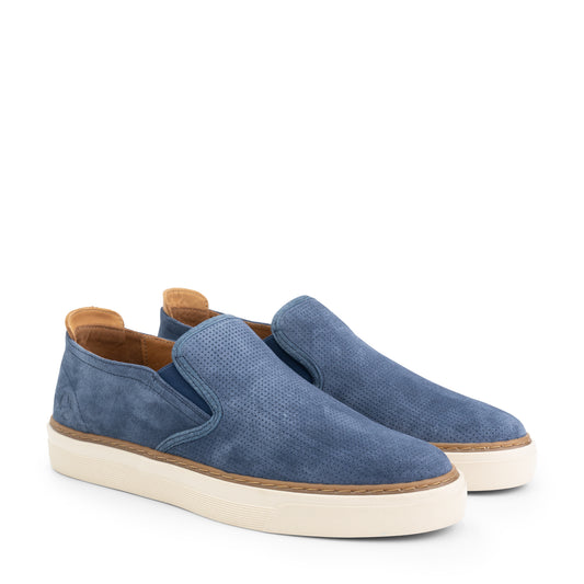 Cleeton - slip-on shoes - Men - Blue FRD