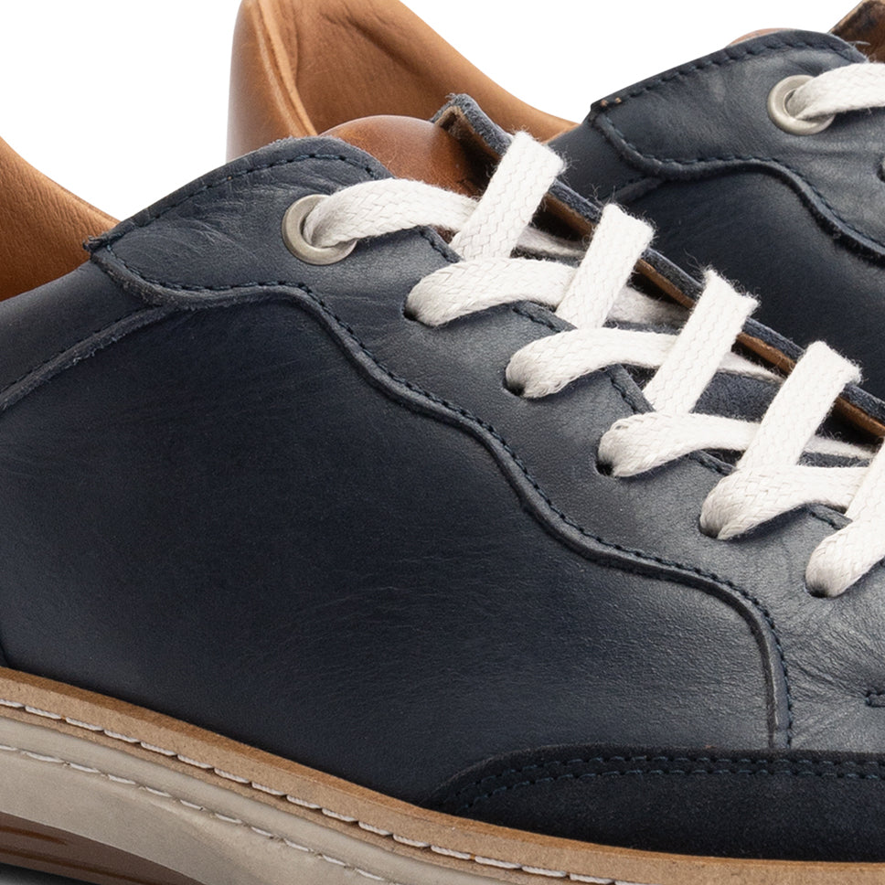 Northampton - Leather sneakers - Men - Navy DFW