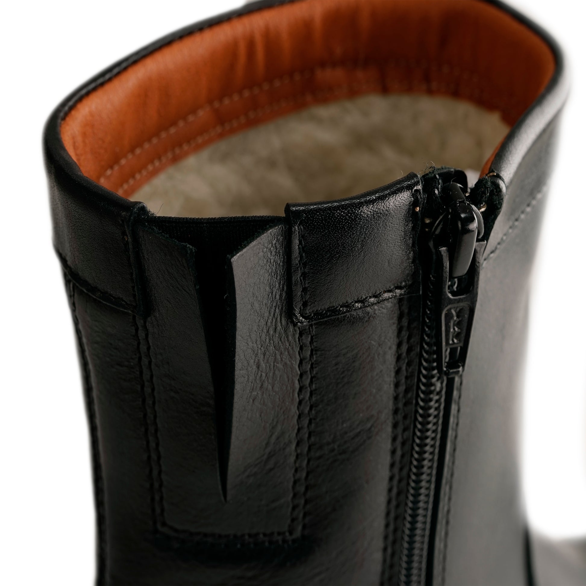 Varde - Mid-calf leather boots - Lady - Black DFS