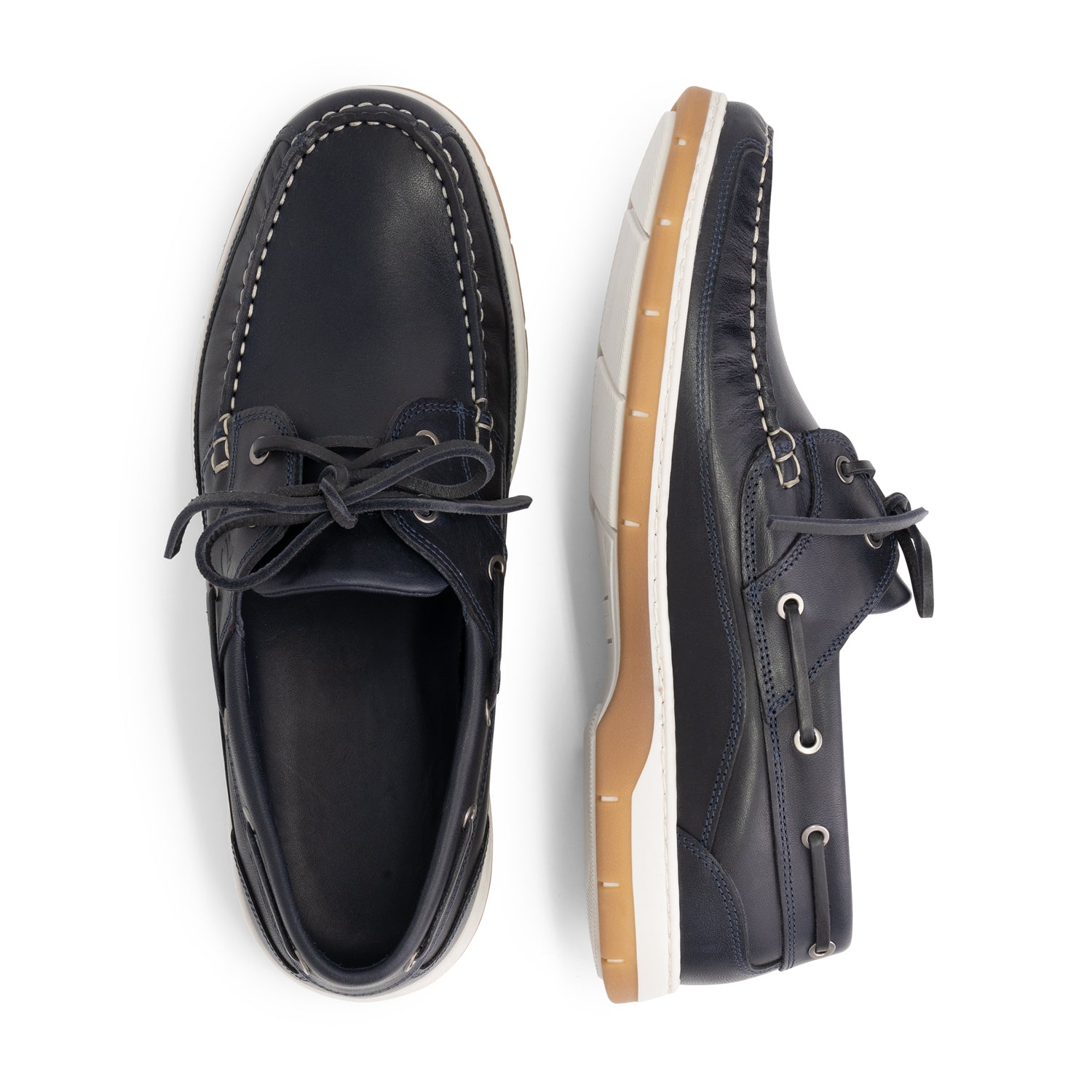 Seaton - Boat shoes - Men - Blue UPD