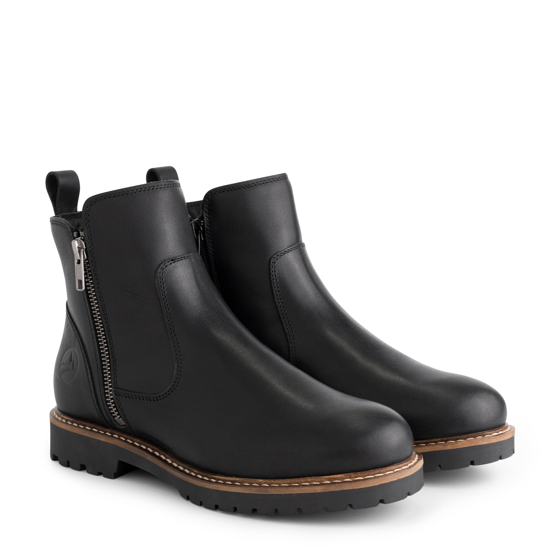 Vestmar - Leather ankle boots - Lady - Black FRD