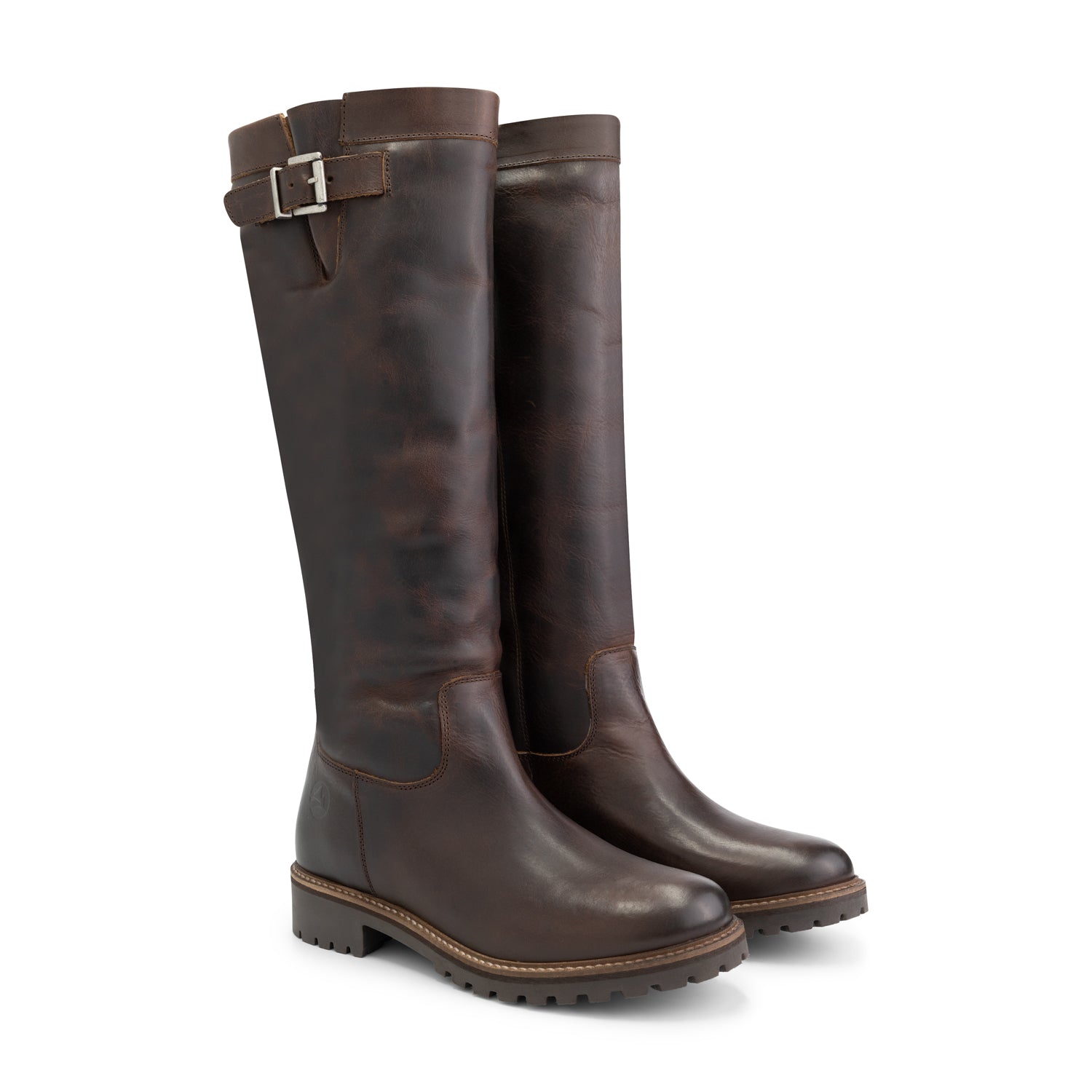 Daneborg - High leather boots - Lady - Dark Brown FRD