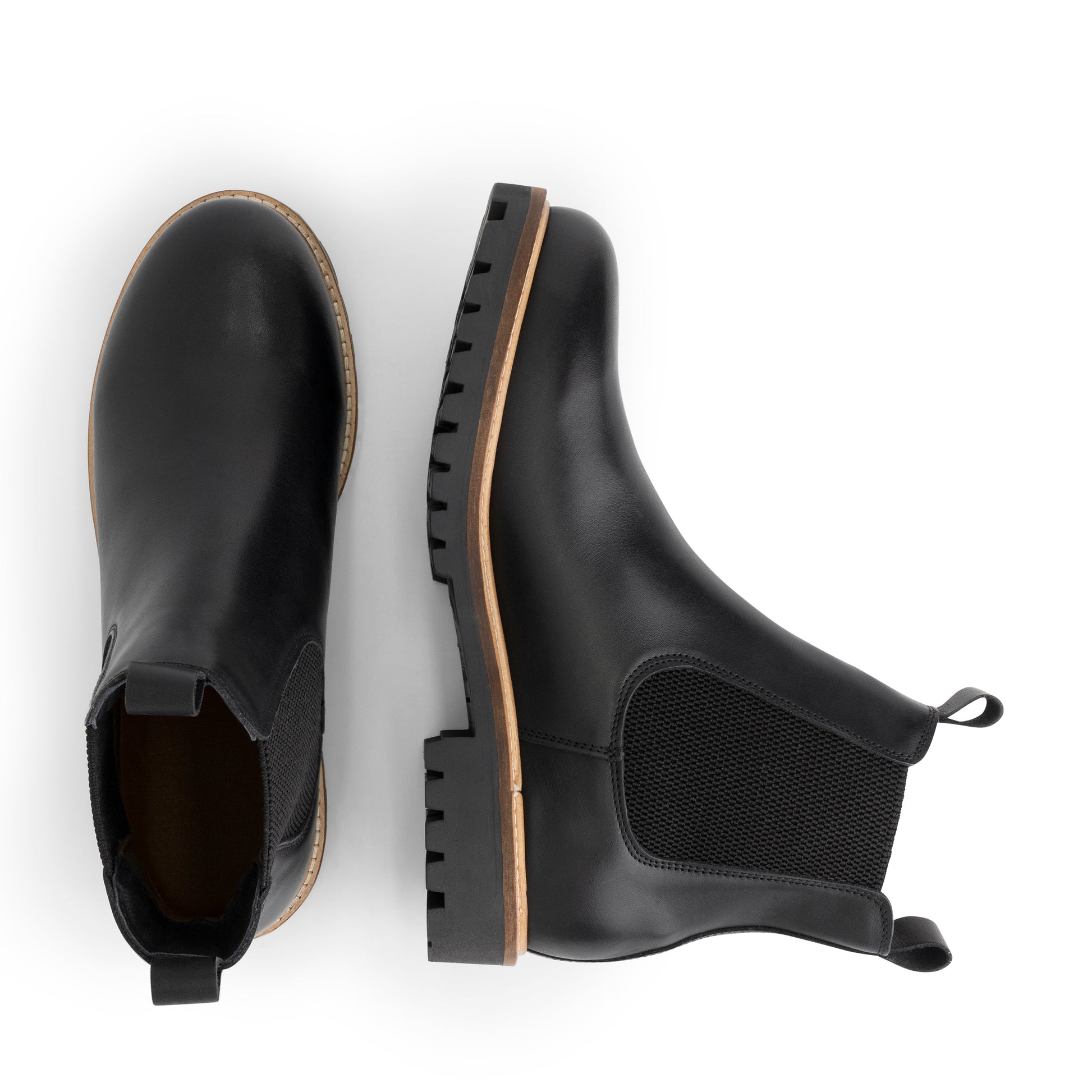 Randers - Leather chelsea boots - Men - Black UPD