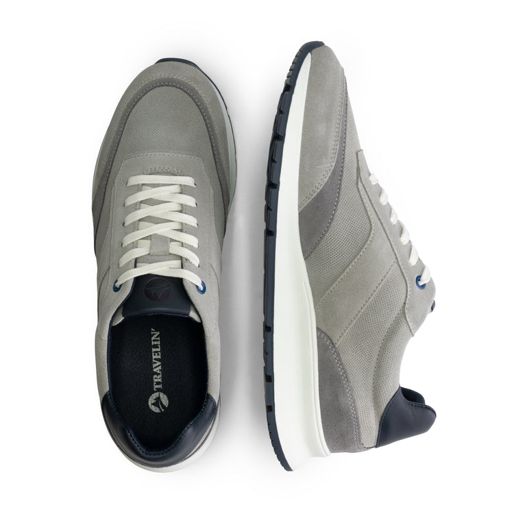 Bradlow - Leather sneaker - Men - Grey UPD