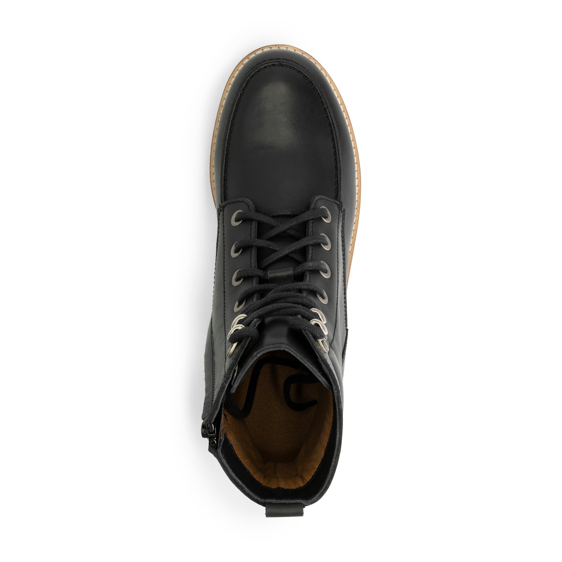 Rogaland - Leather lace-up boots - Men - Black UPS