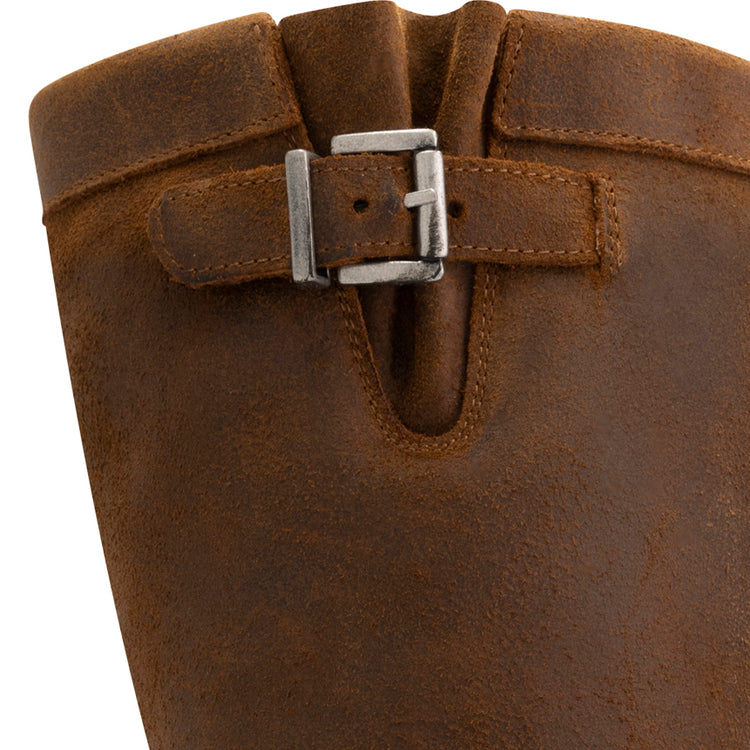 Daneborg - High wax suede boots - Lady - Cognac DFS