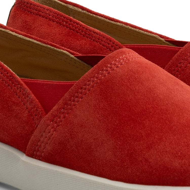 Tours - Suede slip-on shoes - Lady - Red DFW