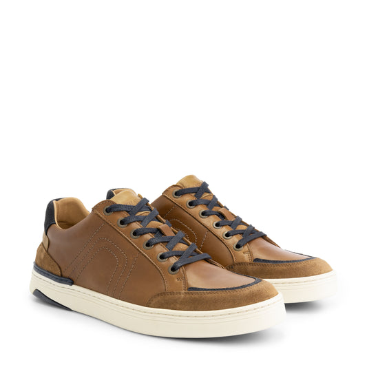 Hagley - Leather sneakers - Men - Cognac FRD