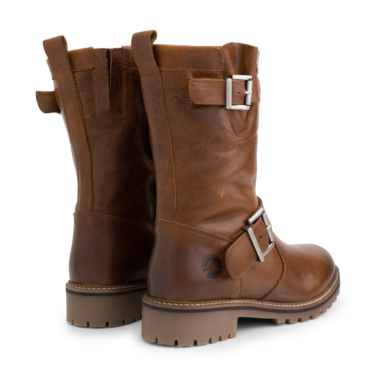 Silkeborg - Wool-lined boots - Lady - Cognac BD