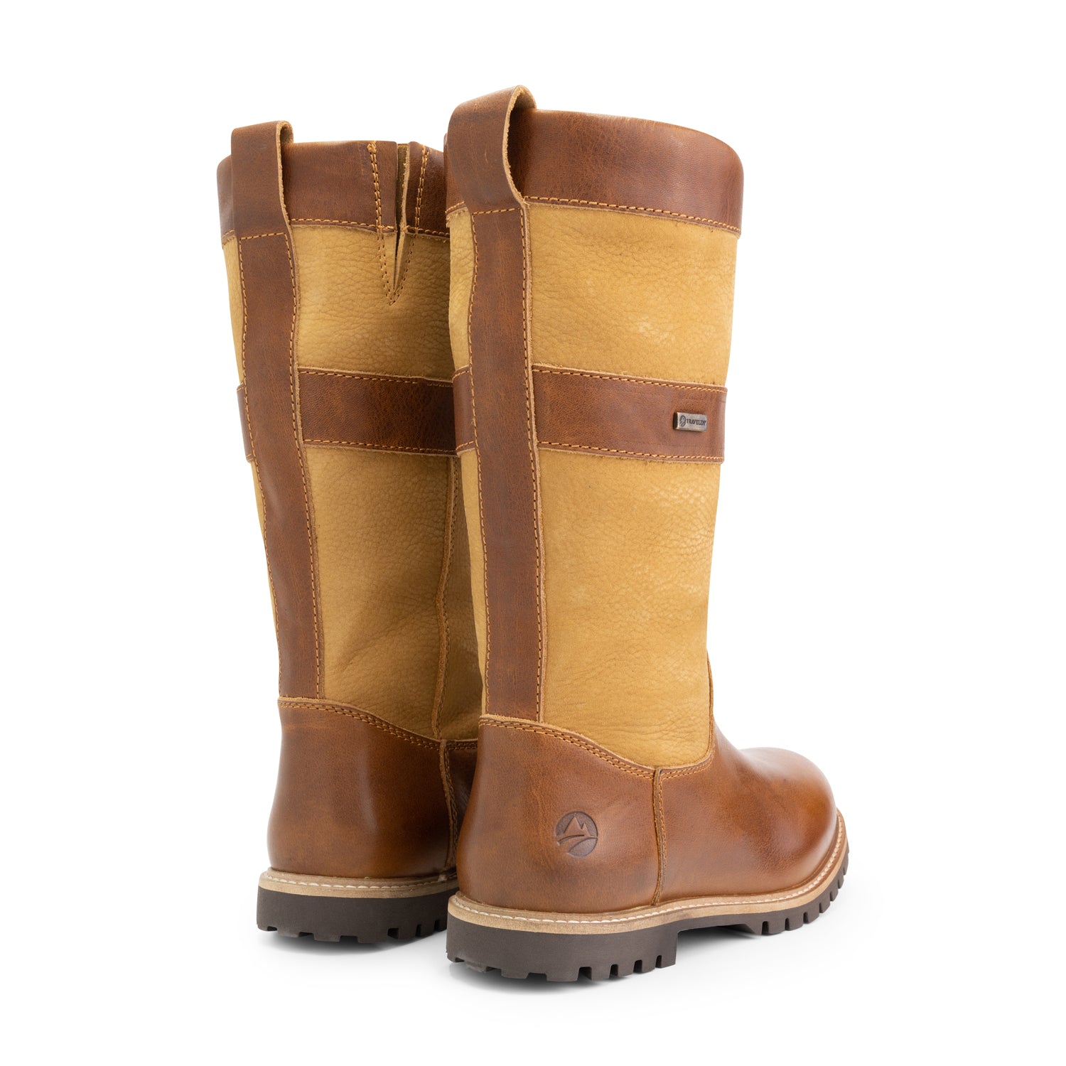 Danmark - Mid-calf wool-lined outdoor boots - Lady - Cognac BD