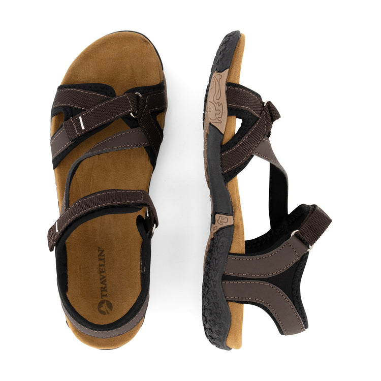 Helsem - Hiking sandals - Lady - Brown UPD