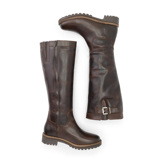 Daneborg - High leather boots - Lady - Dark Brown UPD