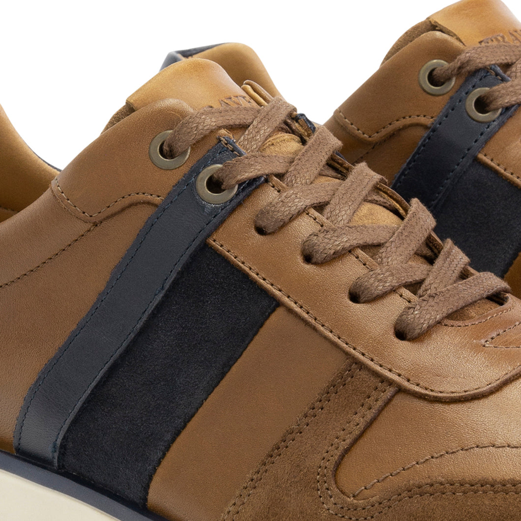 Brixworth - Leather sneakers - Men - Cognac DFW