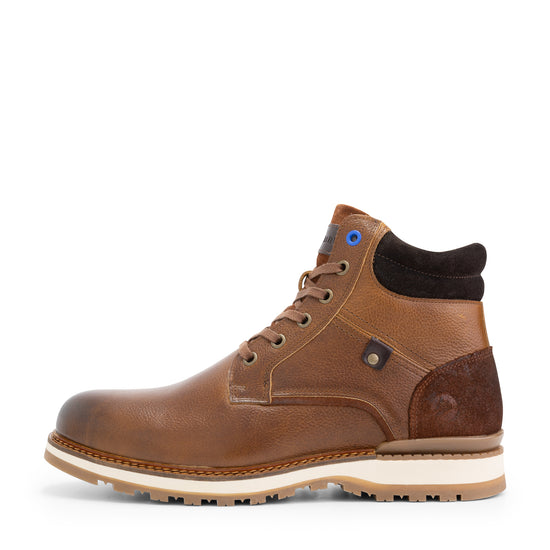 Sund - Wool-lined lace-up boots - Men - Cognac R