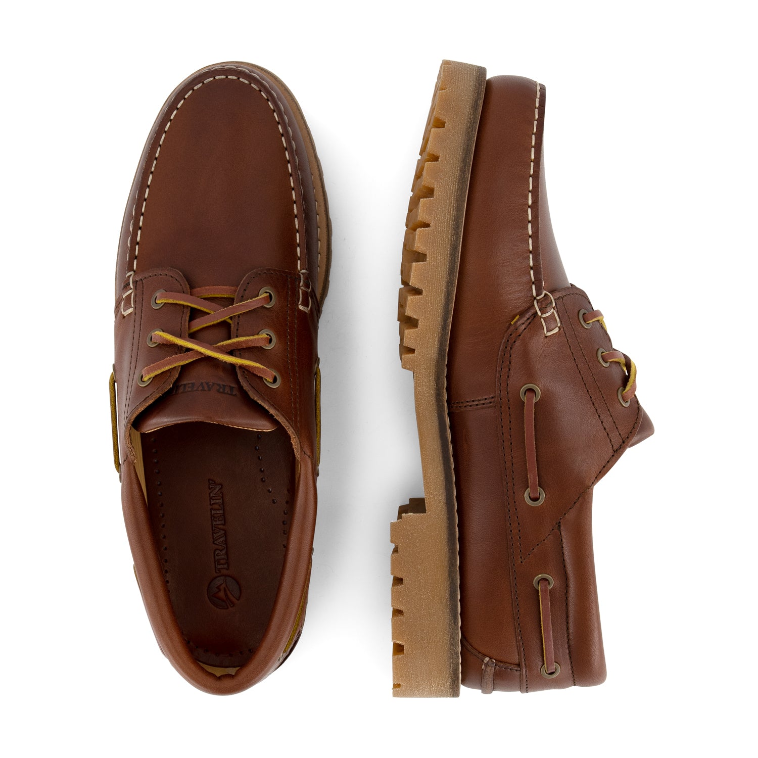 Plymouth - Boat shoes - Men - Brown UPD