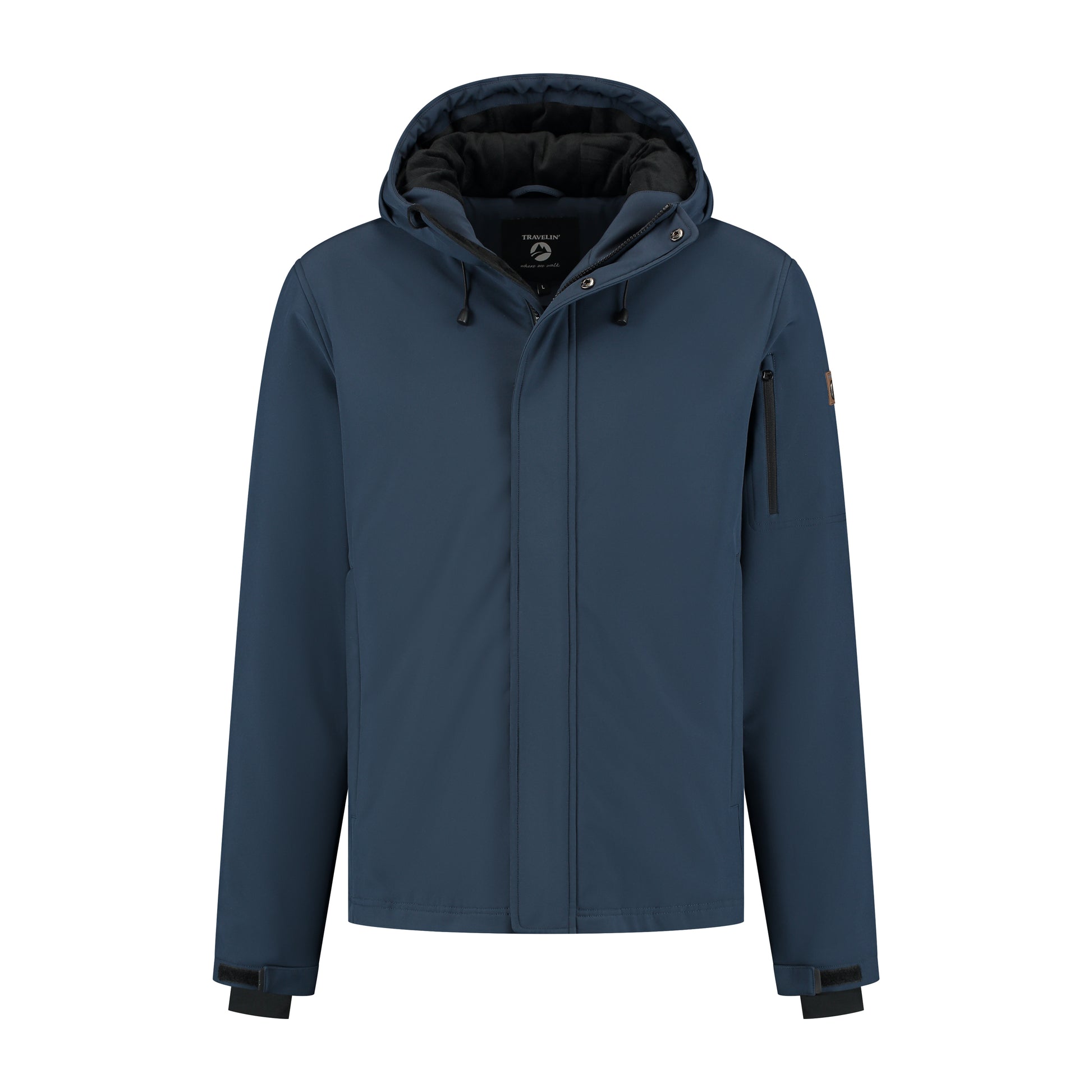 Esben - Waterproof softshell jacket - Men - Navy F