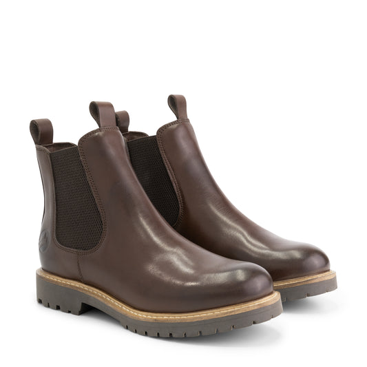 Randers - Leather chelsea boots - Lady - Dark Brown FRD