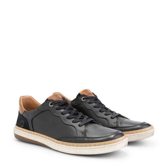 Rugby - Leather sneakers - Men - Black FRD