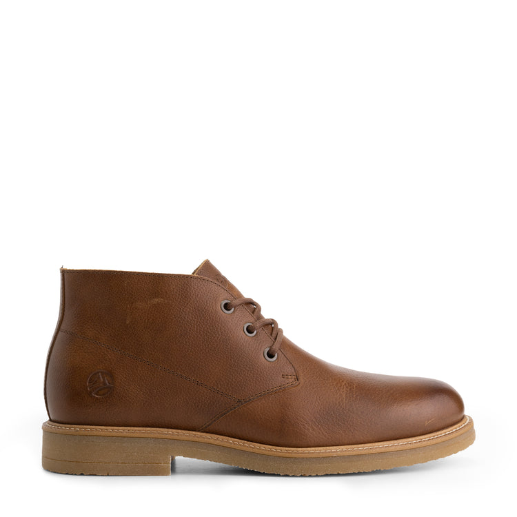 Rutland - High lace shoe - Men - Cognac R