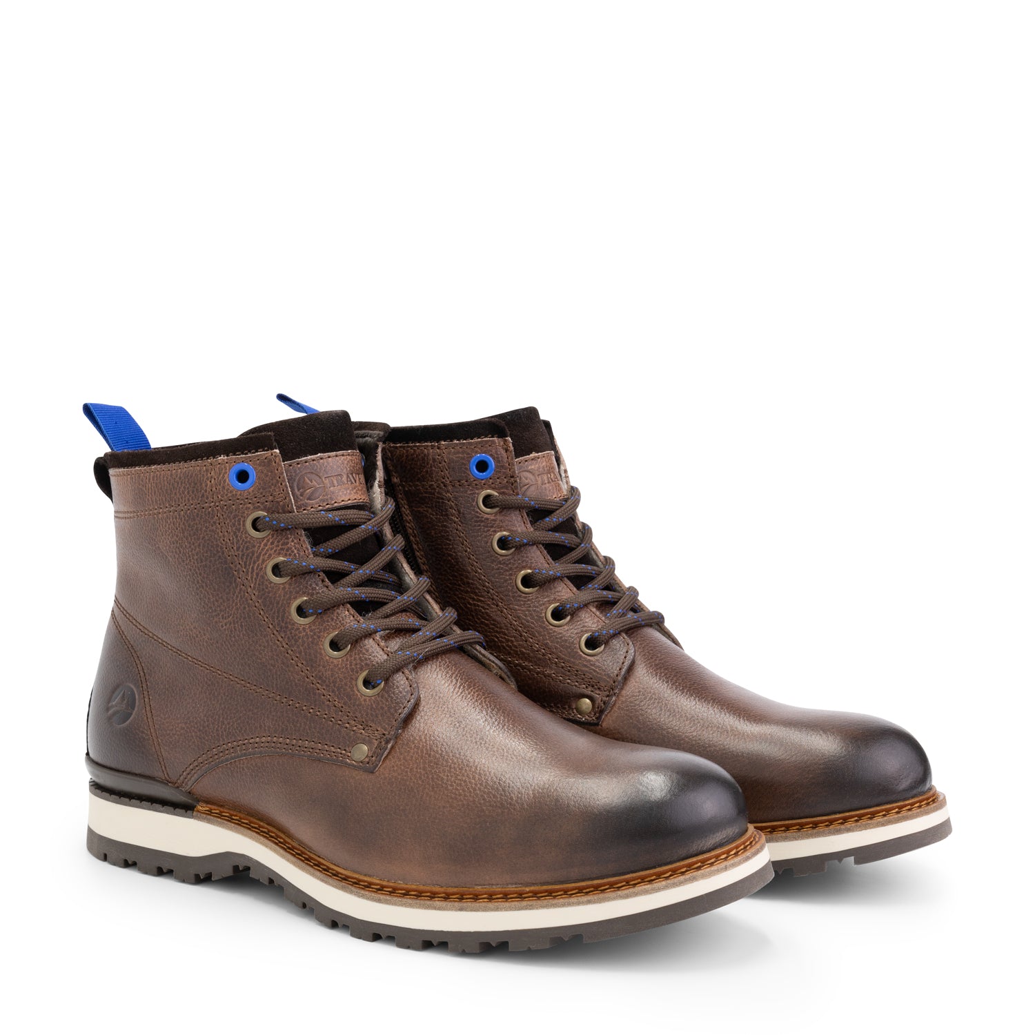 Mosvoll - Wool-lined lace-up boots - Men - Brown FRD