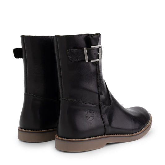 Lannion - Leather boot - Lady - Black BD