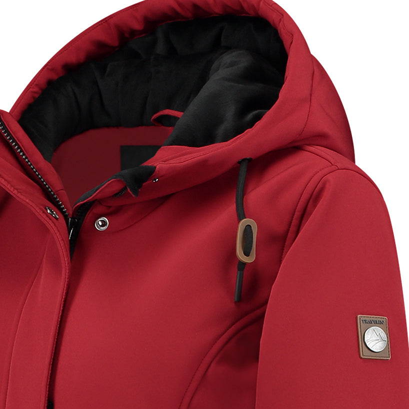 Enrike - Waterproof softshell jacket - Lady - Red DCB