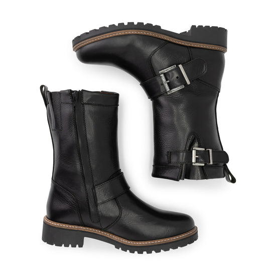 Silkeborg - Wool-lined boots - Lady - Black UPD