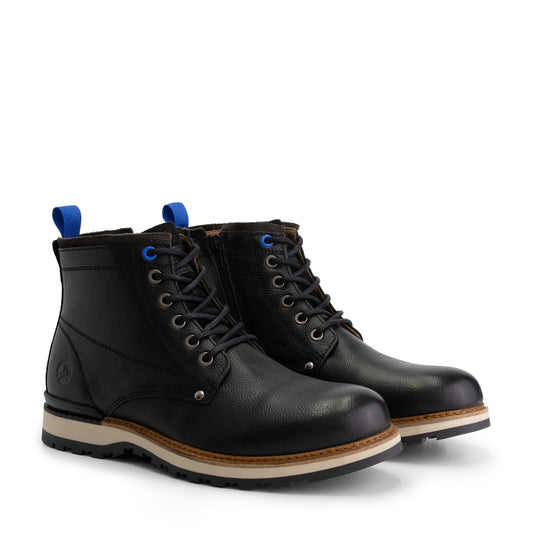 Malberg - Leather boot - Men - Black FRD