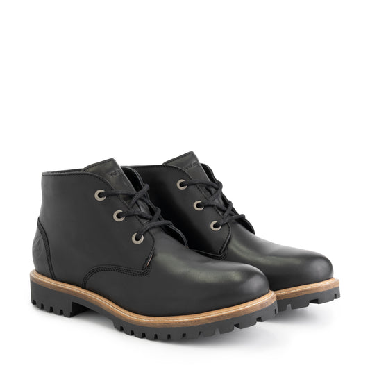 Tovgard - Leather lace-up shoes - Men - Black FRD